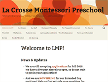 Tablet Screenshot of laxmontessori.com